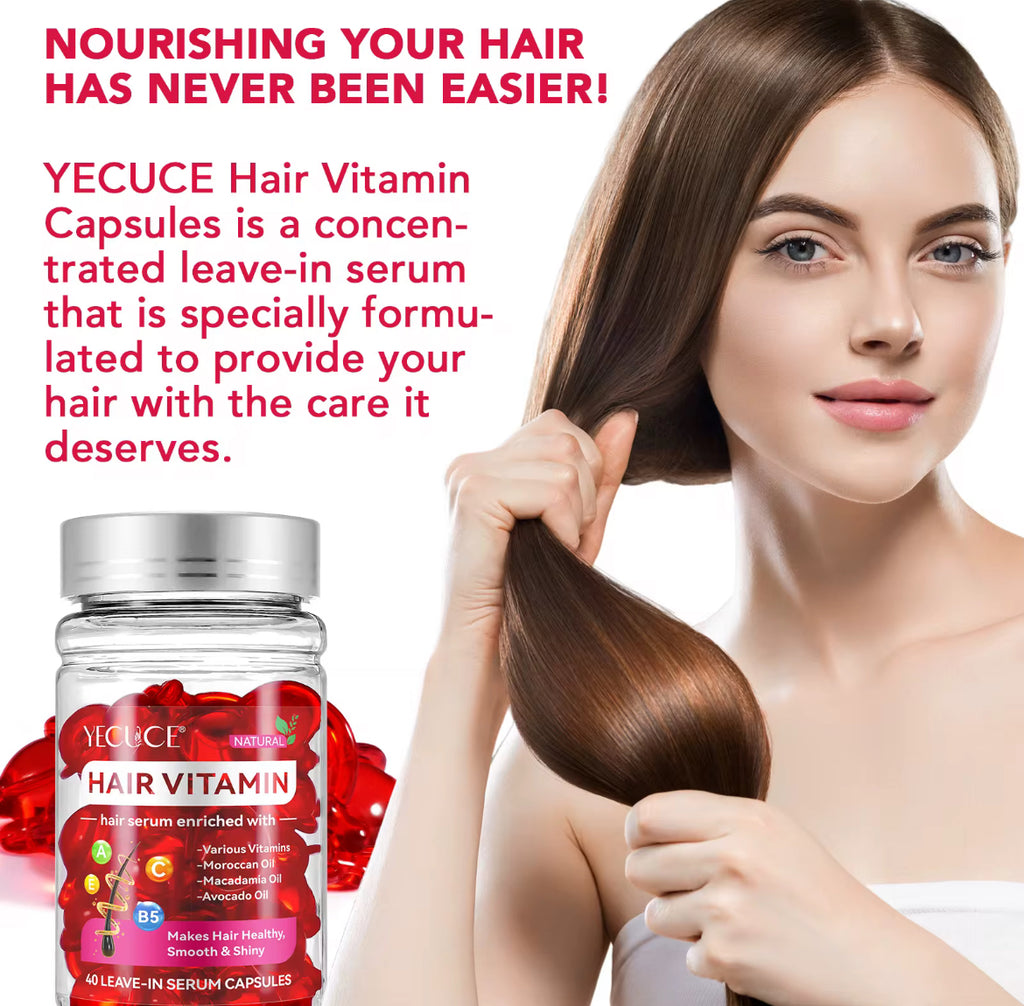 Deep Repair Hair Vitamin Leave-In-Serum Capsules
