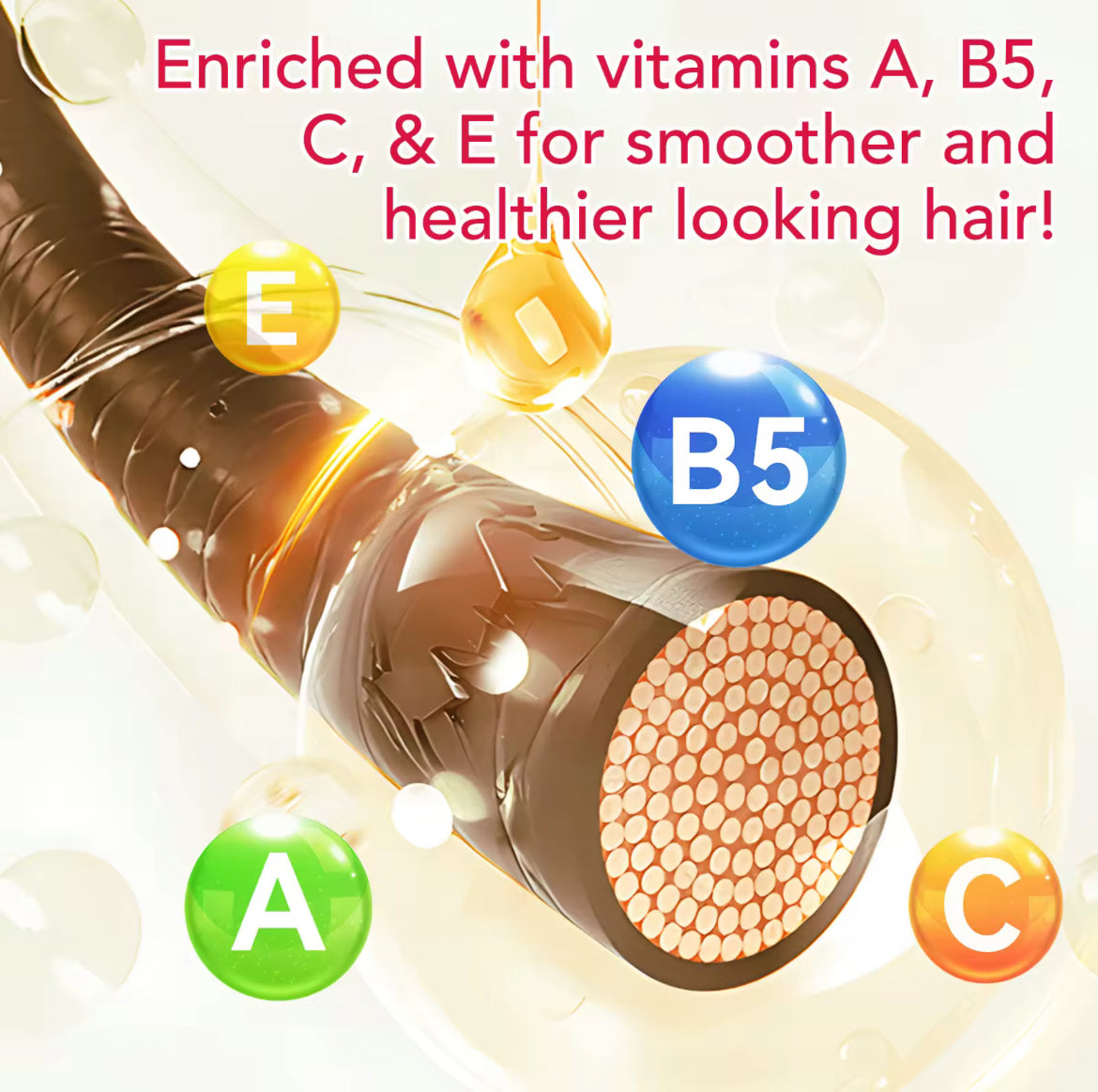 Deep Repair Hair Vitamin Leave-In-Serum Capsules