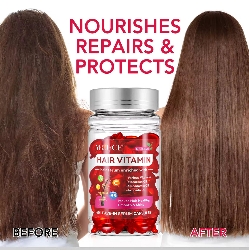 Deep Repair Hair Vitamin Leave-In-Serum Capsules