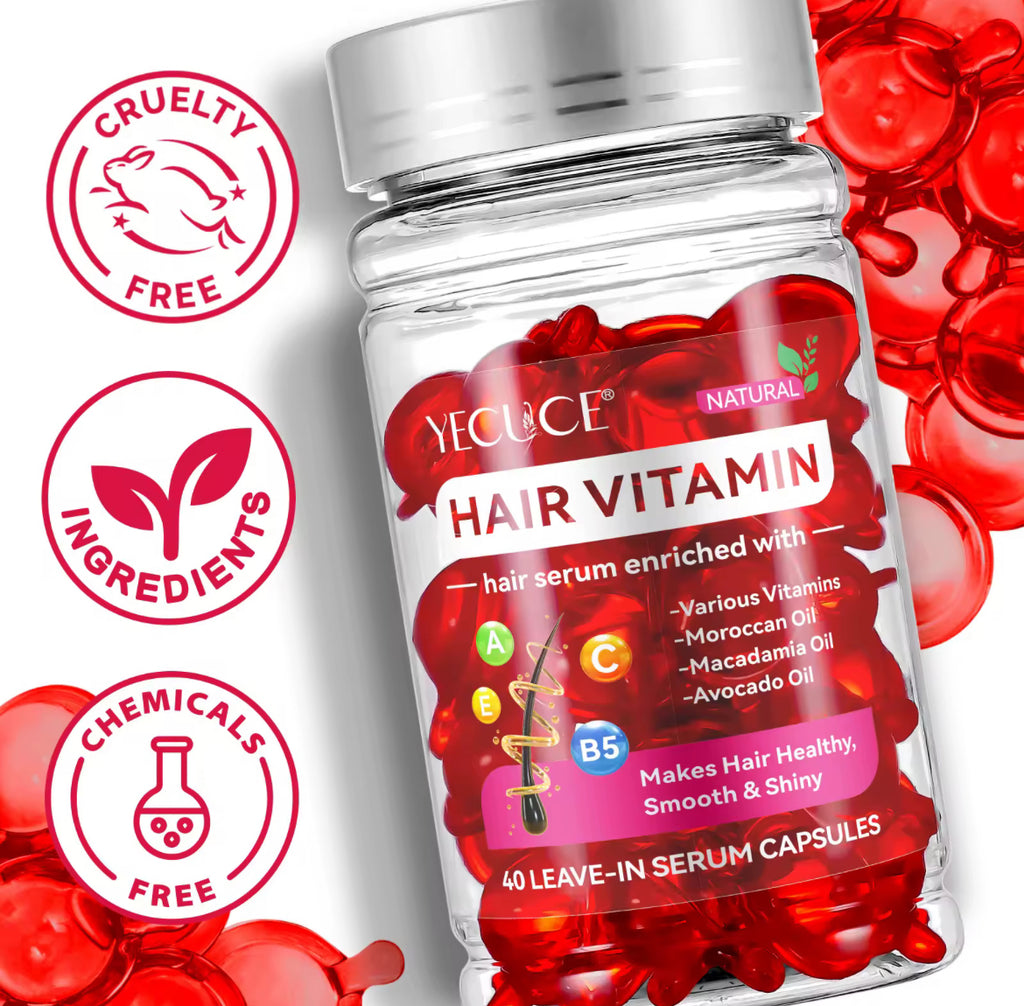 Deep Repair Hair Vitamin Leave-In-Serum Capsules