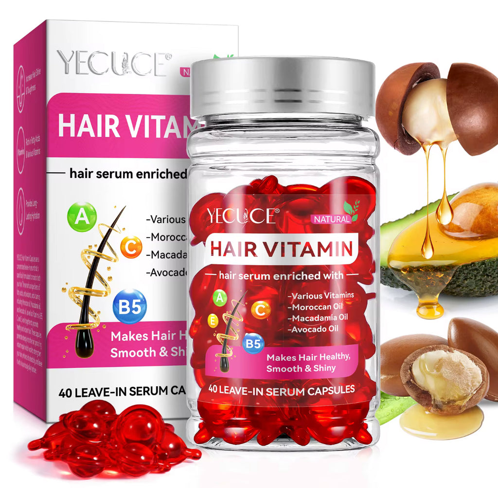 Deep Repair Hair Vitamin Leave-In-Serum Capsules