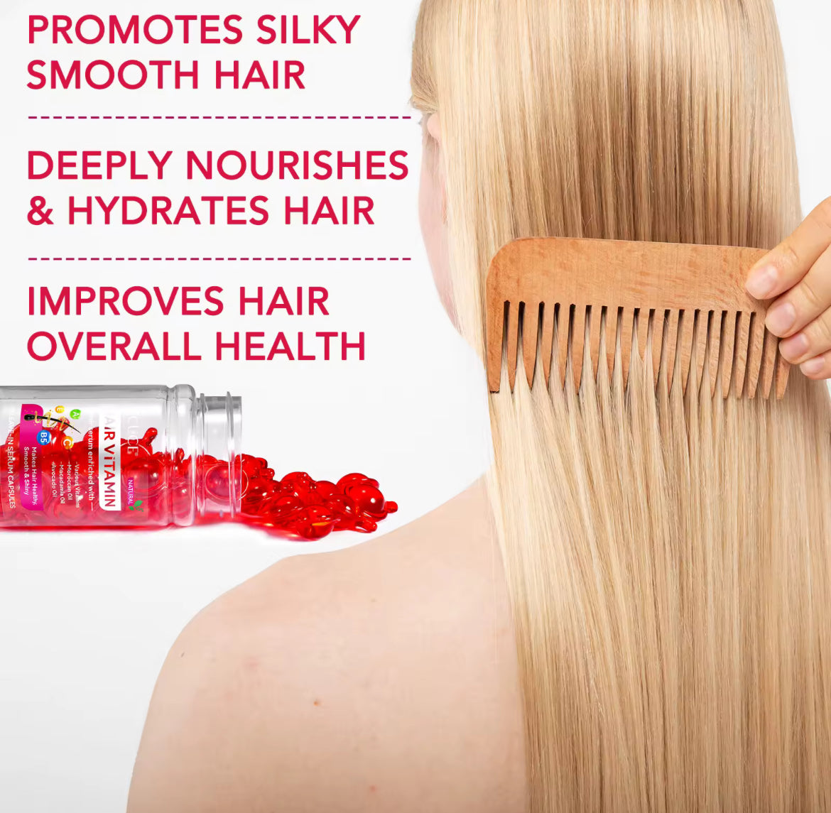 Deep Repair Hair Vitamin Leave-In-Serum Capsules