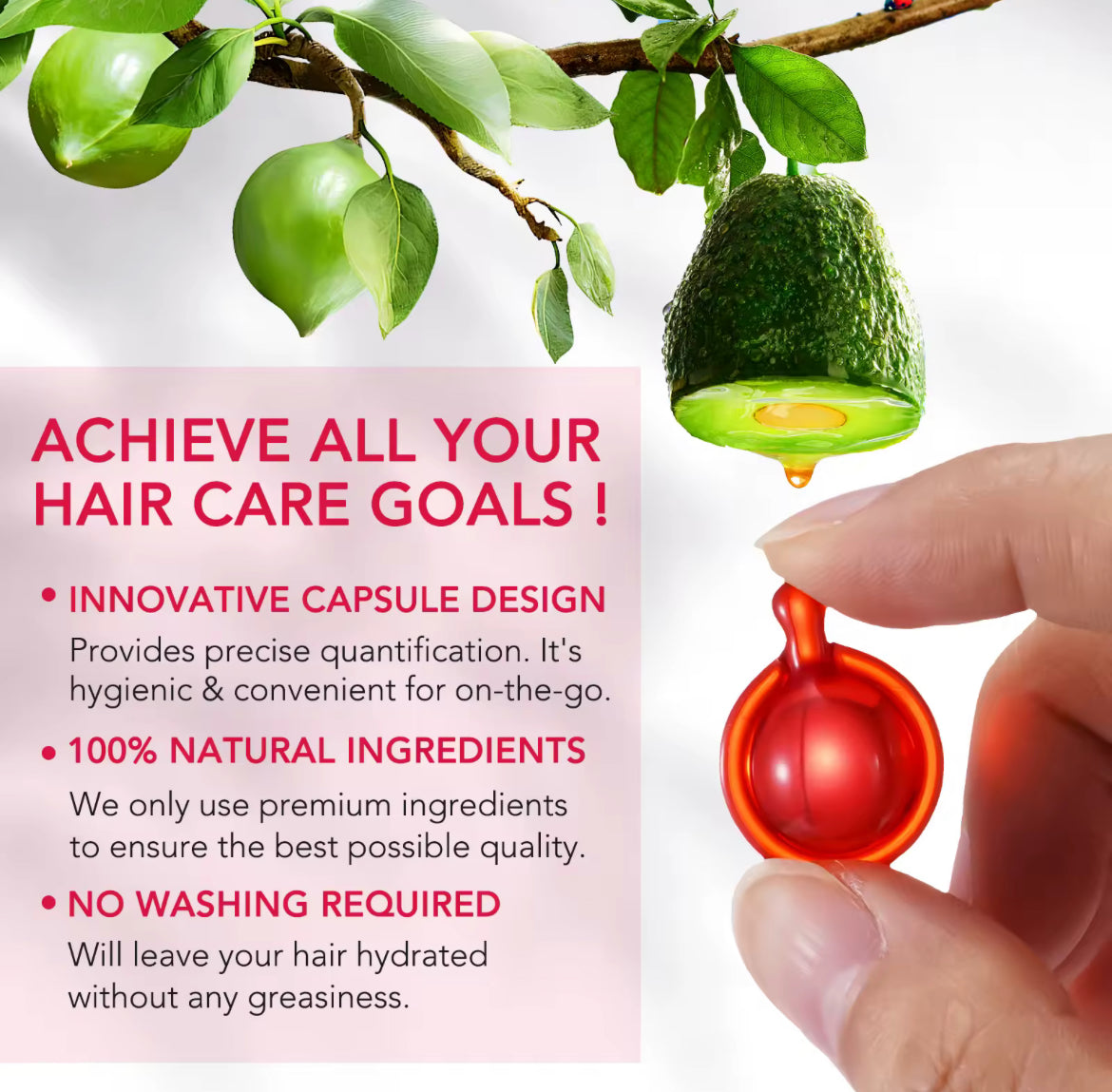Deep Repair Hair Vitamin Leave-In-Serum Capsules